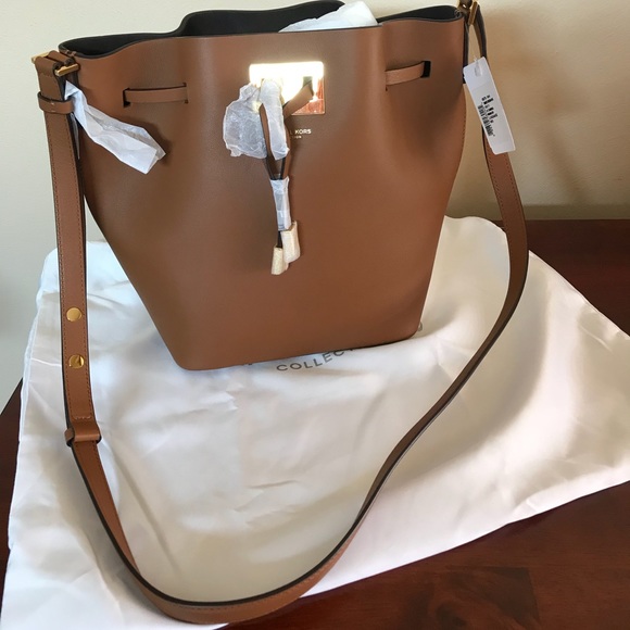 Michael Kors Collection Miranda Leather Bucket Bag - Picture 3 of 6